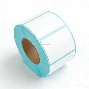 Rollo de Etiquetas Adhesivas de Papel Térmico Impermeable Personalizado con Logotipo, Etiquetas de Código de Barras con Adhesivo Fuerte para Marca y Envío - Product Image 5