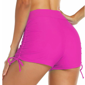 ชุดว่ายน้ำเอวสูงสำหรับผู้หญิงชุดว่ายน้ำคอวีพร้อมเข็มขัดชุดชายหาดเว้าหลังมีสไตล์ - Product Image 2