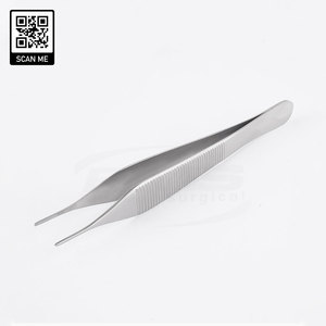 Pinzas Dentadas Adson de 125 mm, Pinzas Quirúrgicas Manuales de Acero Inoxidable Alemán, Pinzas de Disección para Cirugía Plástica y Dermatología - Product Image 5