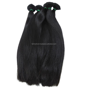 Extensions de cheveux lisses à double trame de luxe, cheveux vierges, cuticules alignées, cheveux Remy, vente en gros, 100% cheveux humains, cheveux indonésiens - Product Image 1
