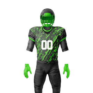 Uniformes de Fútbol Americano Reversibles de Primera Calidad con Logotipo Personalizado, Conjuntos de Manga Corta con Colores y Números Personalizados, Secado Rápido y Transpirable - Product Image 3