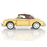 Miniature de voiture classique Porsche 356 Speedster 1955, artisanat ancien et moderne, modèle de collection, en fer rectangulaire moderne et léger