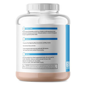 אבקת חלבון מי גבינה גרמנית למבוגרים, ללא סוכר, ללא שומן, לבניית שרירים, שריפת שומן, שיפור צפיפות העצם, בטעם וניל, 5 - Product Image 2