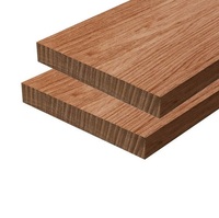 Planches de bois massif en acajou séchées au four pour meubles et projets de menuiserie