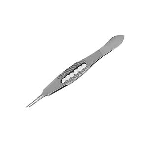 Pince Hoskins de haute qualité droite 0.12mm 1x2 pinces à attacher les dents finition Dall pince à épiler chirurgicale pour les yeux en acier inoxydable - Product Image 3