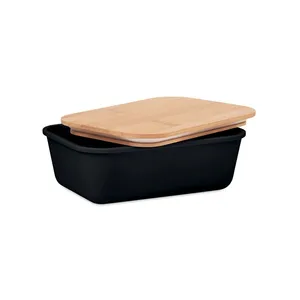 Boîte à lunch personnalisée en bambou PP, produit de merchandising écologique - Product Image 6