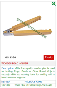 Soporte de cuentas de madera GS 1330 para herramientas de joyería-Herramientas de joyería - Product Image 2