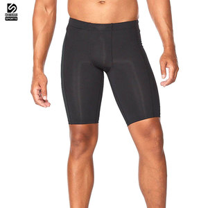 Stretchable Lightweight Canvas Mid Running Sports Gym <b>Short</b> Pants Custom Logo Breathable Athletic <b>Compression</b> Men <b>Shorts</b> Pockets - Product Image 1