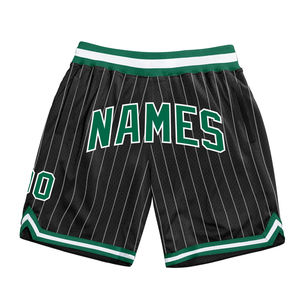 Pantalones cortos de baloncesto con nombre personalizado, tendencia de verano, pantalones cortos de playa tejidos transpirables sueltos con estampado 3D a rayas para deportes al aire libre - Product Image 2