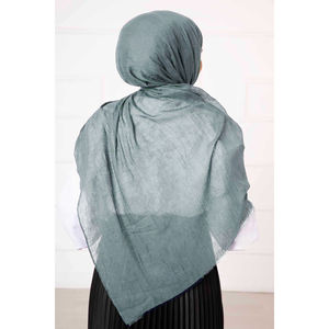 Châle en bambou couleur menthe, ensemble élégant de foulard, gants et chapeau - Product Image 3