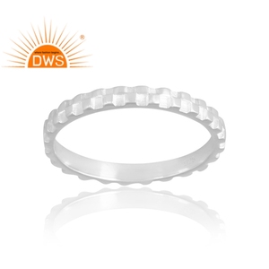 Increíble diseño 925 anillo de banda de plata esterlina para mujer diseños personalizados joyería para mujer regalo para ella. - Product Image 1