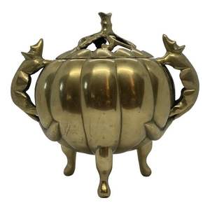 Brûleur d'encens de luxe en or, design étoile, style piédestal, encensoir décoratif, artisanat, brûleur d'encens en laiton pur, prix de gros - Product Image 6