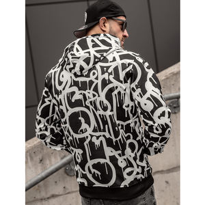 All Over Printed Kangaroo Pullover Hoodies para hombres Nuevo estilo de invierno para hombres Full Printed Kangaroo Pocket Style Hoodies - Product Image 3