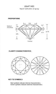 D'VINS JEWELS B2B pour GIA Certifié 1.20 CT Diamant Blanc Lâche Rond Naturel I Couleur FL FLOW Pureté EX Coupe Polie - Product Image 4
