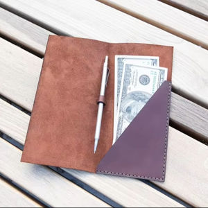 Handcrafted Leather Bill <b>Holder</b> for Upscale Restaurants Custom Design Magnetic Closure and Branding LBH-0106 - Product Image 1