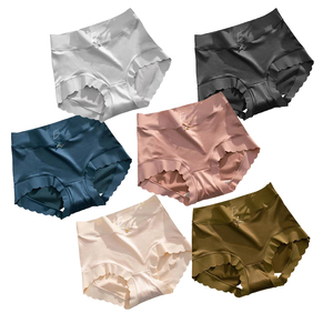 Pantaloncini in Raso a Vita Alta con Volant, Taglio Laser, in Poliammide, Personalizzabili ODM con Logo, Stile Quotidiano, Taglia XL, Decorazione a Fiocco e Intaglio - Product Image 1