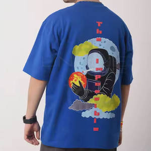 T-shirt imprimé bouffant en coton polyester pour hommes T-shirt de style unique T-shirt imprimé bouffant en coton 100% de qualité supérieure - Product Image 2