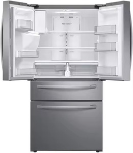 Comercial 28 Cu. Pie. Refrigerador de puerta francesa de 4 puertas inoxidable - Product Image 3