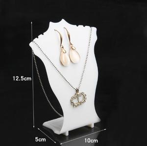 <span class=keywords><strong>2025</strong></span> sang trọng Acrylic Bust trang sức hiển thị đứng cho dây chuyền và bông tai Showcase - Product Image 2