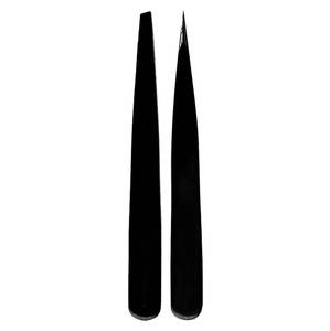 Precision Black Color Professional Stainless Steel Eyebrow Tweezers with Scissors Set for Women and Men's Eyebrow Eco-Friendly - Product Image 5