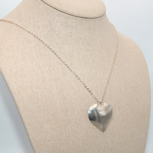 โซ่เงินนิกเกิล800และ925จี้หัวใจสเตอร์ลิงสร้อยคอจี้ดีประเภทสินค้า - Product Image 3