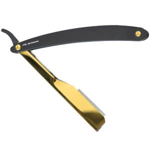 Maquinilla de afeitar plegable de borde recto para hombre en elegante maquinilla de afeitar profesional de borde recto de peluquero de Apto Enterprises - Product Image 3