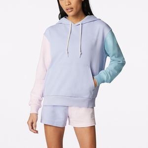 เสื้อฮู้ดคอปกโอเวอร์ไซส์สำหรับผู้หญิงผ้าคอตตอนเนื้อนุ่มออกแบบได้ตามต้องการโลโก้ของคุณเอง - Product Image 2