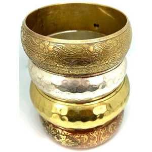 Nouvelle collection de bracelets antiques en laiton et or pour femmes du fabricant et fournisseur indien - Product Image 6