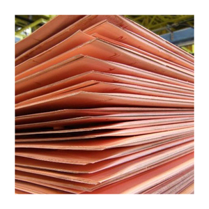 แผ่นแบนทองแดงบริสุทธิ์99.99% แผ่นแคโทดสีแดงพร้อมบริการเชื่อม - Product Image 1