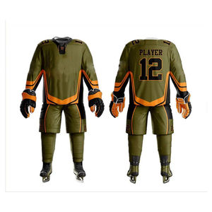 Nouveauté très vendue, uniforme de hockey sur glace unisexe, design personnalisé, fabrication artisanale, service OEM, écologique, respirant - Product Image 1