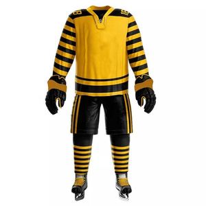 Vente en gros d'uniformes de hockey sur glace ODM personnalisés respirants à séchage rapide maillots d'équipe de joueurs jeunes adultes avec impression par sublimation - Product Image 6