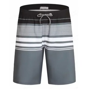 2025 Plaid couleur bloc hommes Resort 3D imprimé géométrie conseil Shorts maillot de bain élastique cordon Style hawaïen vacances plage - Product Image 3