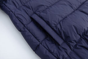 แจ็กเก็ตขนเป็ดสำหรับผู้ชาย, เสื้อแจ็กเก็ตอุ่นหนาบุสองชั้นกันลมน้ำหนักเบาเสื้อผ้าแฟชั่นสำหรับใส่กลางแจ้ง - Product Image 4