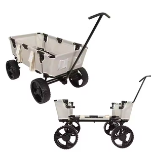 Extérieur Jardin Pêche Pli Enfants Wagon Poussette Camping Pliable Chariot Assis Plage - Product Image 1