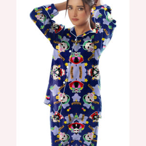 Cómodo traje de pijama de noche para mujer, algodón suave elegante de dos piezas de ropa de dormir, pijamas elegantes, suministro al por mayor - Product Image 2