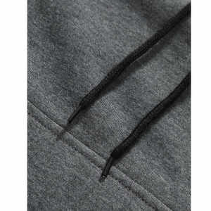 Sweat à capuche en polaire épais de haute qualité avec poche kangourou, design personnalisé, poids lourd, 100% coton RSW - Product Image 5