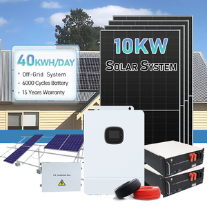 <span class=keywords><strong>Sistema</strong></span> <span class=keywords><strong>Solar</strong></span> Residencial Completo de 5kw 10kw Fuera de la Red, <span class=keywords><strong>Sistema</strong></span> de Almacenamiento de Energía <span class=keywords><strong>Solar</strong></span> Híbrido Conectado a la Red de 8kw 6kw 20kw 30kw - Product Image 1