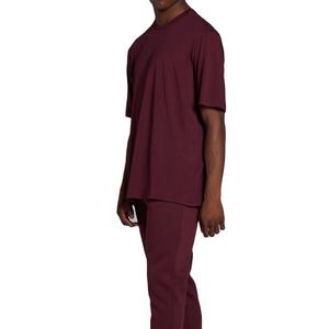 T-shirt de compression pour homme à épaules tombantes, coupe régulière, en Spandex, séchage rapide, style fitness, prix bas OEM - Product Image 3