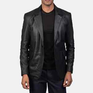 Chaqueta de Cuero Personalizada de Alta Calidad para Hombre, Impermeable, Cortavientos, a la Moda, para la Temporada de Invierno, Hecha en Pakistán, Ropa Casual de Calle - Product Image 6