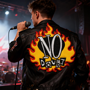 رقع تطريز مخصصة كبيرة الحجم لسترات الدراجات النارية وسترات راكبي الدراجات بأسلوب البانك - Product Image 4