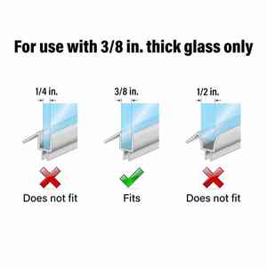 Bande d'étanchéité pour <span class=keywords><strong>porte</strong></span> <span class=keywords><strong>de</strong></span> <span class=keywords><strong>douche</strong></span> Hydrorelax, bande d'étanchéité pour <span class=keywords><strong>porte</strong></span> <span class=keywords><strong>en</strong></span> <span class=keywords><strong>verre</strong></span> sans cadre, étanche pour portes <span class=keywords><strong>de</strong></span> <span class=keywords><strong>douche</strong></span> - Product Image 5