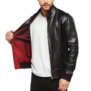Latest Design Custom Satin Men's Winter Varsity Bomber <b>Jacket</b> with Front Logo Bulk Wholesale - Product Image 5