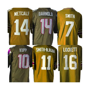 Saison 2025-2026 Vente en gros de maillots de football américain brodés pour hommes à prix réduit Nouveau design Meilleurs maillots de sport - Product Image 3