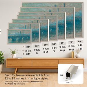 ทีวีจอแบนขนาด 75 นิ้ว กรอบโลหะผสมเงินเยอรมัน ใช้ได้กับแผงวงจร LCD และอุปกรณ์เสริม กรอบทีวี - Product Image 5