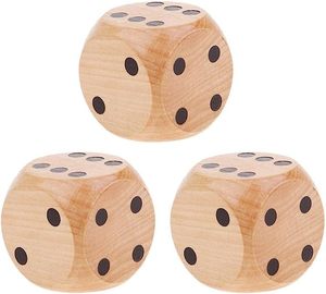 Con xúc xắc lớn bằng gỗ chơi rắn và thang Ludo, jhenga, xúc xắc bên quán rượu, xúc xắc dã ngoại, phụ kiện trò chơi trên bàn của ayaans - Product Image 5