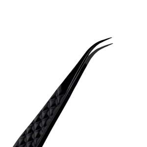 Pince à épiler à pointe de fibre multifonctionnelle de précision outil de conception incurvé pour extensions de cils - Product Image 2