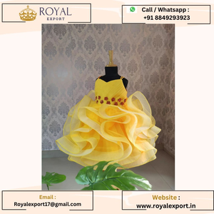 Dễ thương búp bê <span class=keywords><strong>Net</strong></span> partywear trẻ em choàng ăn mặc của Hoàng Gia xuất khẩu - Product Image 4