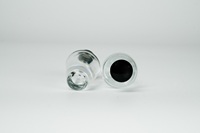 Flacon de parfum en verre vide, récipient en verre, flacons de parfum, flacon en verre avec couvercle en plastique, 30 ml, Botella de vidrio