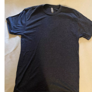 Tee-shirts unisexes à col ras du cou bleu marine Next Level Apparel T Shirts Next Level Apparel Cotton T-Shirt - Product Image 3