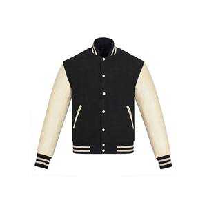 แจ็คเก็ตเบสบอลมีตัวอักษรใส่ได้ทั้งชายและหญิงเสื้อแจ็กเก็ตทีมตัวแทนมหาวิทยาลัยแบบลำลองปักโลโก้ได้ตามต้องการ - Product Image 1